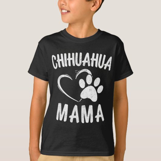 Fun Chihuahua Mama Gift Pet Lover Apparel Dog Chi- T-shirt (Voorkant)