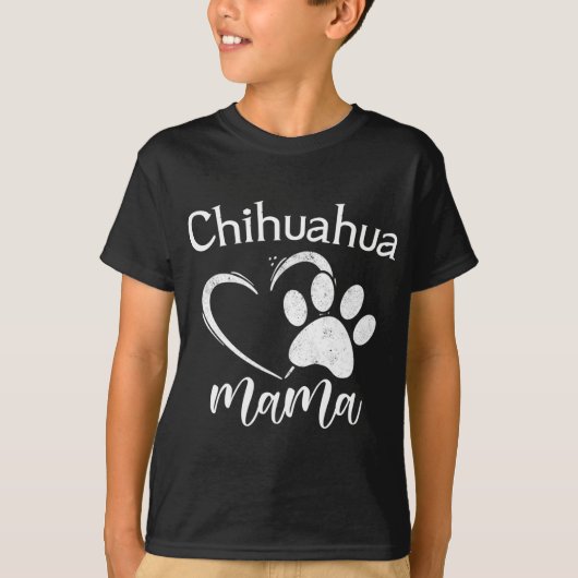 Fun Chihuahua Mama Pet Lover Apparel Dog Chi-chi M T-shirt (Voorkant)
