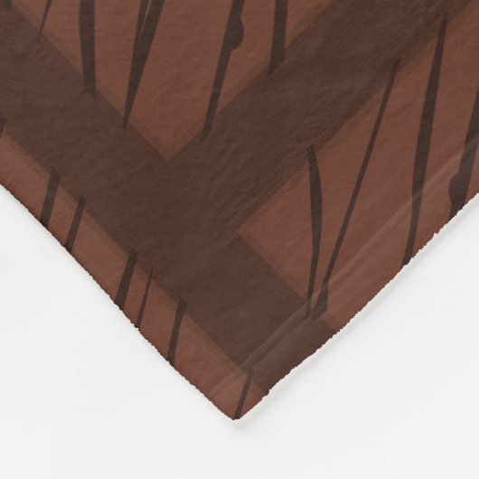 Fun Choco pralines Fleece Deken (Hoek)