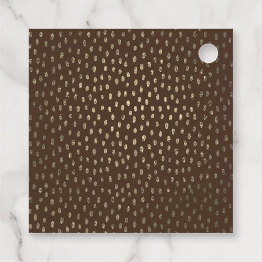 Fun Chocolate Brown Oerwoud Wild Animals Verjaarda Bedankjes Labels (Achterkant)