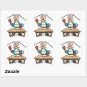 Fun Christelijk Vierkante Sticker (Vel)