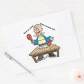 Fun Christelijk Vierkante Sticker (Envelop)