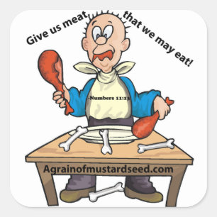 Fun Christelijk Vierkante Sticker