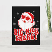 Fun Christmas Big Nick Energy Santa Naughty Adult  Kaart (Voorkant)