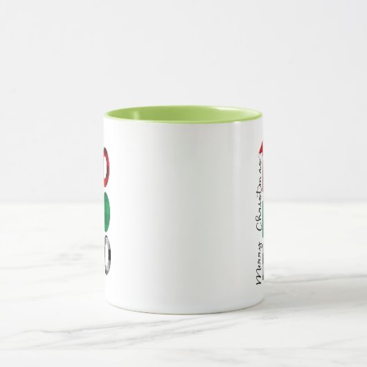 fun christmas coffee mug mok (Midden)
