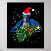 Fun Christmas Gorilla Tag  Poster (Voorkant)