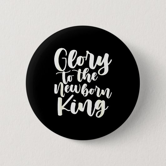 Fun Christmas Holiday Saying Religious Christian E Ronde Button 5,7 Cm (Voorkant)