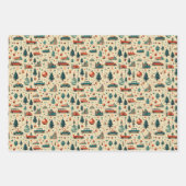 Fun Christmas Holiday Winter Schattige Coördineren Inpakpapier Vel (Voorkant 2)