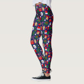 Fun Christmas Icon Pattern Leggings (Links)