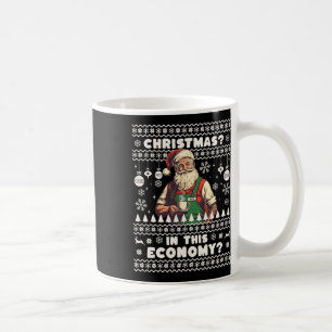 Fun Christmas in deze economie Inflation Ugly Chri Koffiemok