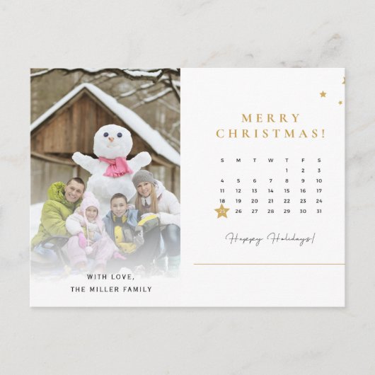 Fun Christmas Kaart Foto Ideeën Briefkaart (Voorkant)