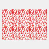 Fun Christmas Leopard Print Trio Mix Inpakpapier Vel (Voorkant 2)