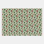 Fun Christmas Leopard Print Trio Mix Inpakpapier Vel (Voorkant)