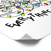 Fun Christmas Lights Its Fine Im Fine Everything I Poster (Hoek)