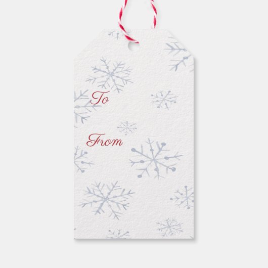 Fun Christmas Nordic Gnomen Cadeaulabel (Achterkant)