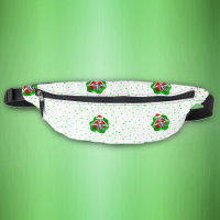 Fun Christmas Skeletons Spatter Shapes Groene Stip