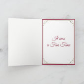 FUN CHRISTMAS WONDER FIREPLACE DANK U BEDANKKAART (Binnen)