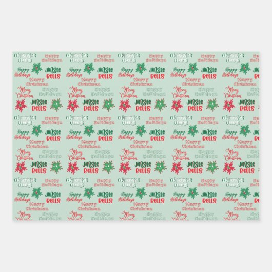 FUN CHRISTMAS WRAPPING PAPER GIFT SETS. (Voorkant 3)