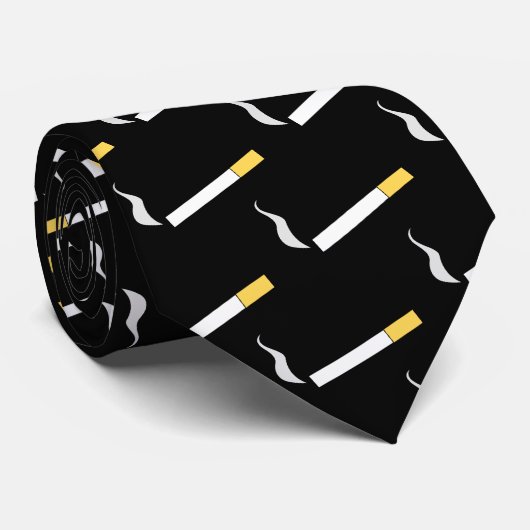 Fun Cigarette Pattern Stropdas (Opgerold)