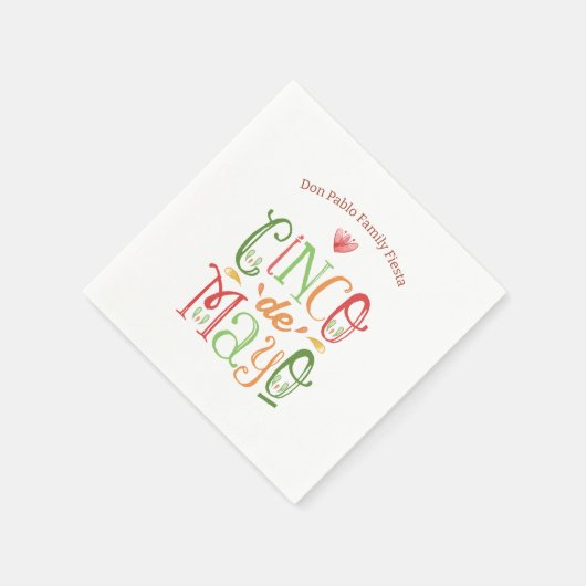 Fun Cinco de Mayo Fiesta Servet (Hoek)