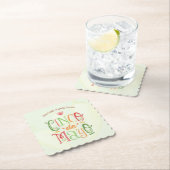 Fun Cinco de Mayo Party Kartonnen Onderzetters (Insitu)