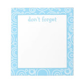 Fun Circle Pattern Notitieblok (Voorkant)