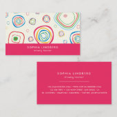 Fun Circles Art Visitekaartje (Voorkant / Achterkant)