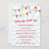 Fun Circus Birthday Party Kaart (Voorkant)