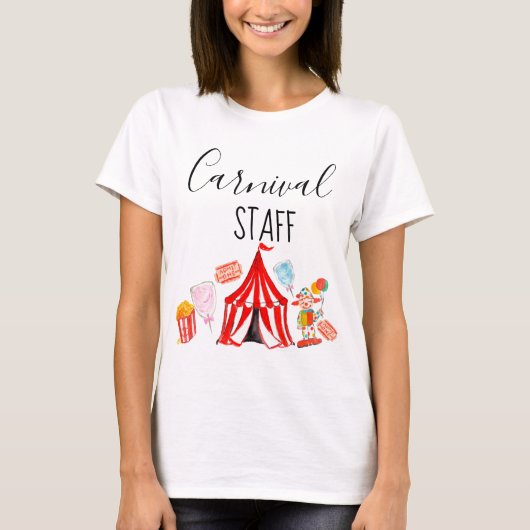 Fun circus carnival team kind shirt (Voorkant)