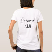 Fun circus carnival team kind shirt (Achterkant)