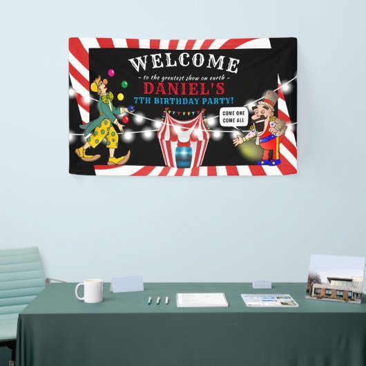 Fun Circus Children's | Dagen van de carnaval Spandoek (Beurs)