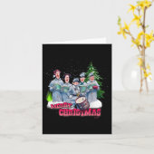 Fun Civil War kerst Kaart (Gele Bloem)