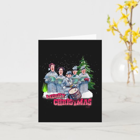 Fun Civil War kerst Kaart (Gele Bloem)