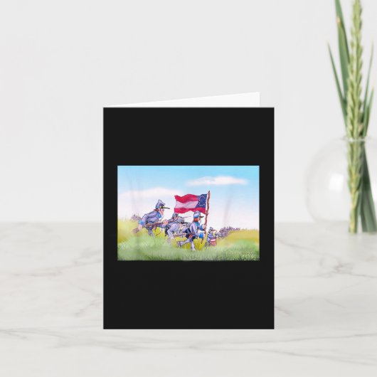 Fun Civil War Picketts Charge Kaart (Voorkant)