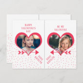 Fun Class Valentijnsdag Party Hart Fotokaarten Feestdagenkaart (Voorkant / Achterkant)