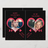 Fun Class Valentijnsdag Party Hart Fotokaarten Feestdagenkaart (Voorkant / Achterkant)