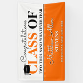 Fun Class Year Gefeliciteerd Afstuderen Spandoek (Verticaal)