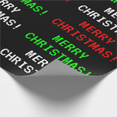 Fun, Classic Video Game Kijk "MERRY CHRISTMAS!" Cadeaupapier (Hoek)