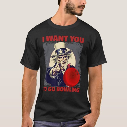 Fun Clever Team League Patriotic I Want You To Go  T-shirt (Voorkant)