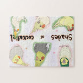 Fun Cockatiel Bird Legpuzzel (Horizontaal)