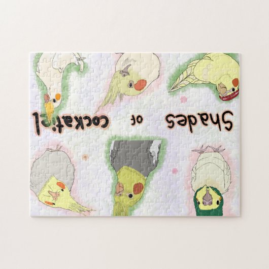 Fun Cockatiel Bird Legpuzzel (Horizontaal)