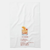 Fun Cocktail Bar Decor - Old Fashioned Recipe Theedoek (Verticaal)