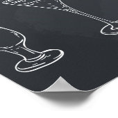 Fun Cocktail Chalkboard Party poster (Hoek)