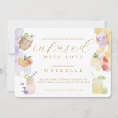 Fun Cocktail Vrijgezellenfeest Party Infused with  Kaart (Voorkant)