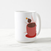 Fun Cocoa Bomb Drink Fun Hot Chocolate Art Koffiemok (Voorkant rechts)
