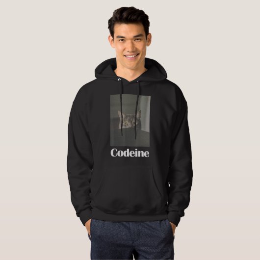 Fun Codeine Cute Cat Hoodie (Voorkant volledig)
