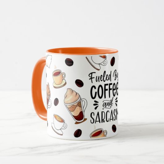 Fun coffee mug mok (Voorkant links)