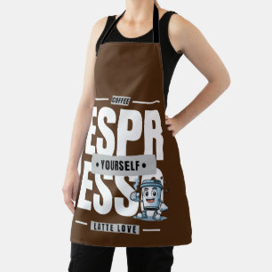 Fun Coffee Schort Design voor Baristas