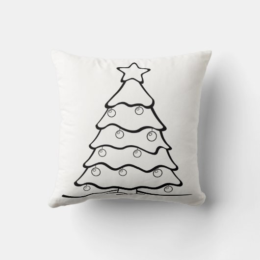 Fun Color me Kerstmis, Craty Kussen (Achterkant)