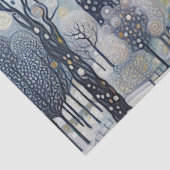 Fun Colorful Abstract Winter Wonderland Art Tissuepapier (Detail)